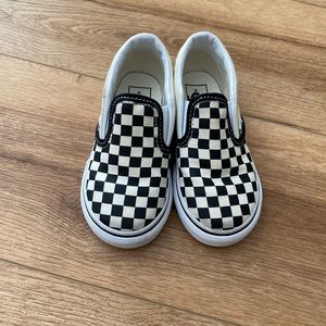 Vans Checkerboard Slip-on V Size 7.5 toddler